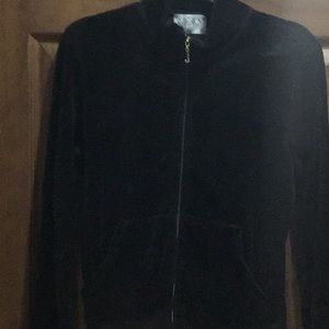 Vintage juicy couture black velour jacket